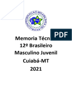 Memoria Técnica 12o Brasileiro Masculino Juv 2021