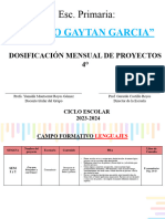 4° DOSIFICACIÓN PROYECTOS DARUKEL Enero