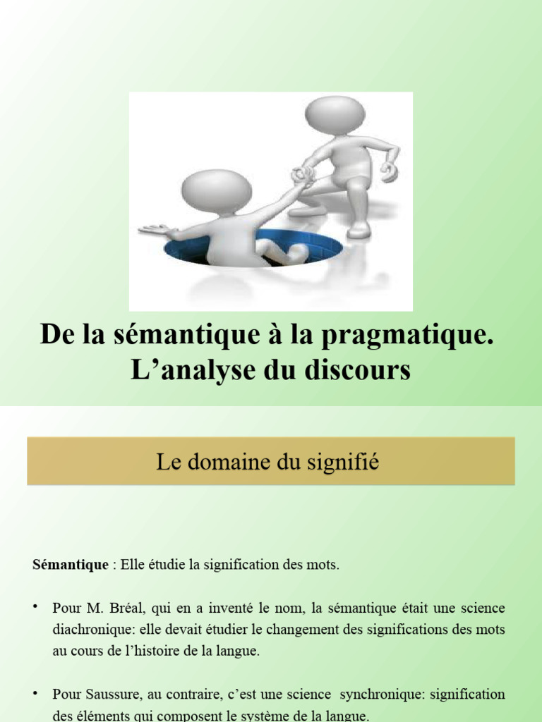 Sémantique et Pragmatique : Concepts Clés | PDF | Sémantique | Linguistique