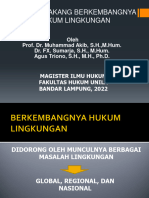 MIH820108-1 Latar Belakang Berkembangnya Hukum Lingkungan