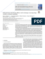 Dedicated Large-Scale Floating Offshore Wind To Hydrogen Assessing Design Variables in Proposed Typologies