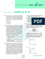 Atrito e Resistência Do Ar: Narrado Universo