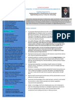 Curriculum Vitae for Banking Operations