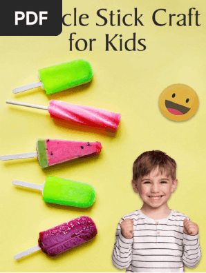 popsicle  Stick craft for kids