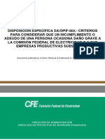 Disposicion Especifica DA-DPIF-002 2016-05-11