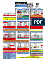 Calendario 2024 Secundaria Mike