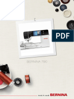 Bernina 790 Sewing Machine Instruction Manual
