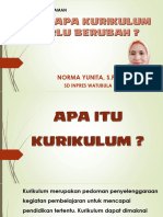 AKSI NYATA NORMA, S.PD MENGAPA KURIKULUM HARUS BERUBAH