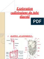 7 - Exploration Radiologique Du Tube Digestif