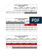 Escala Da Fila Da Merenda