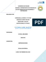 Copa Airline Emprendidurismo