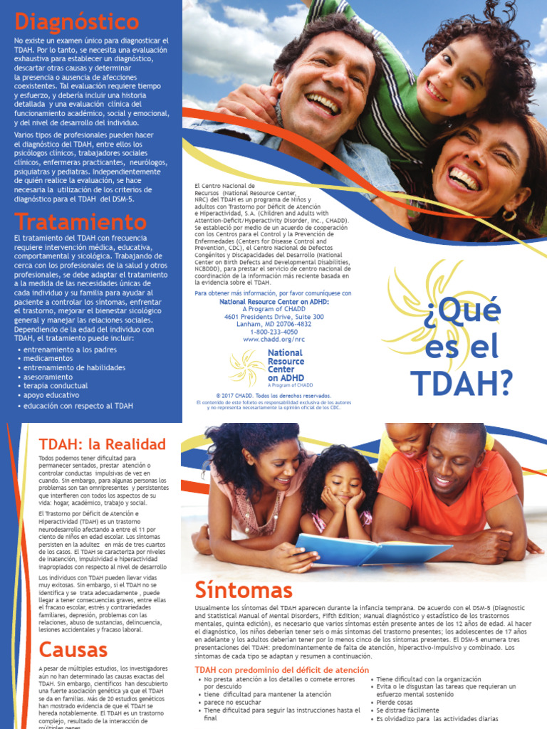 Spanish adhdbrochure 080717 descargar gratis pdf desorden