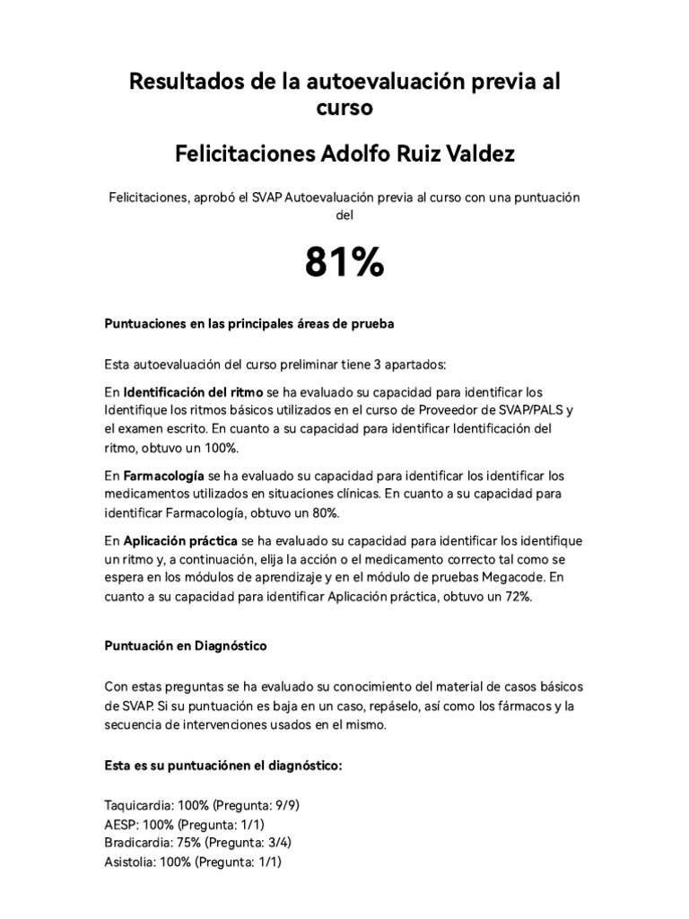 Aha elearning autoevaluaci n previa al curso de svap spanish pdf