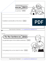 Fix The Sentences D 1 5 QPHSM