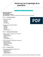 Diagnostic Territorial Axé Sur La Typologie de La Population