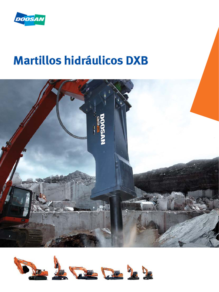Martillos Hidráulicos DXB: Rendimiento y Calidad | PDF | Hormigón ...