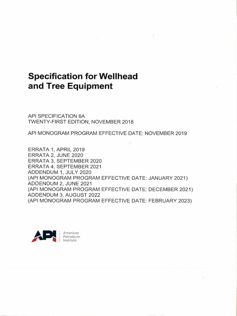 Api 6a | PDF