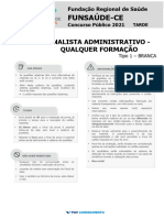 FS2 E2NS05 Analista Administrativo - Qualquer Formacao (E2NS05) Tipo 1