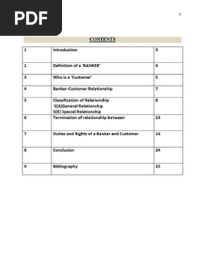 Legal Aspect Of Banker Customer Relationship Lease Banks