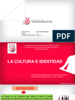 La Cultura e Identidad Nacional