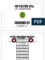 WATER TREATMEN PROCESS (WATER IRON Fe)