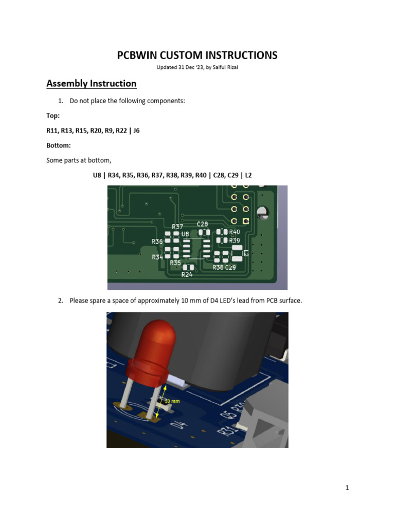 Assembly Instruction-2 | PDF