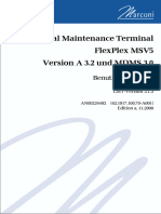 Local Maintenance Terminal Flexplex Msv5 Version A 3.2 Und Mdms 3.0