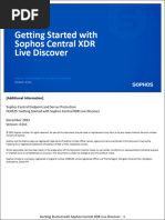 CE4525 4.0v1 Getting Started With Sophos Central XDR Live Discover