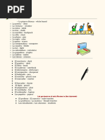 Fichas de Los Utiles Escolares en Ingles Gratis | PDF