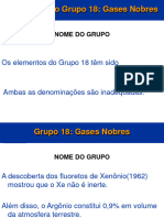 Grupo 18 Grupo Dos Gases Nobres 1
