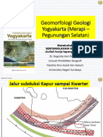 Geomorfologi Geologi Yogyakarta (Merapi - Pegunungan Selatan)