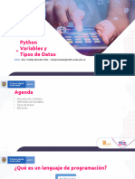 S2 D1 - 1 - Python Variables y Tipos de Datos