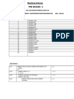 KV Class 10 Pre Board Mock Question Paper Marking Scheme MATHS (STD)