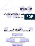 Aminoglycoside & Vancomycin: Basic TDM