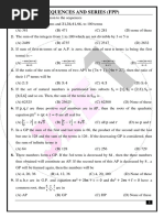 Sequences and Series (FPP) : Am (M+N) m+1 An (M+N) m+1 An (M+N) n+1 Am (M+N) N 1