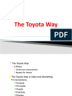 Toyota Way Summarized