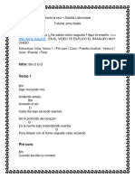 Hasta La Raíz Natalia Lafourcade Acordes PDF
