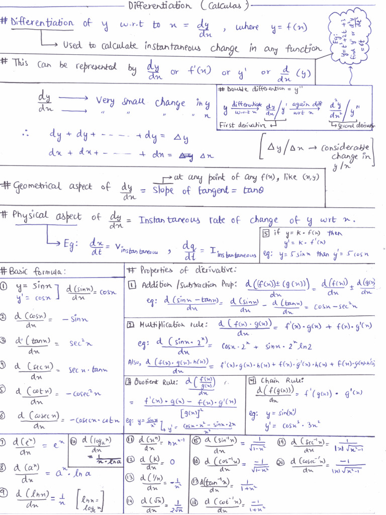 Differential Calculas | PDF
