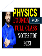 Physics Foundation Full 2023