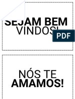 Sejam Bem Vindo!