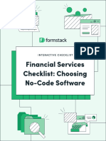 FS No Code Economy Checklists Financial Services
