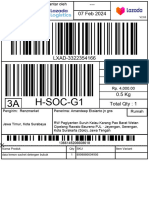 H-SOC-G1 3A: Pengirim: Renzmarket Penerima: Amandeep Eksianto JN Gns