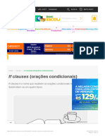 If Clauses (Orações Condicionais) - Tipos, Exemplos - Brasil Escola