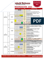 Calendarización Jic - 2023