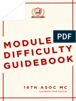 Module Difficulty Guidebook AY2324