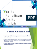 Etika Penulisan Artikel Ilmiah - 9DESEMBER