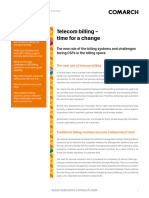 Telecom Billing Time For A Change COMARCH White Paper