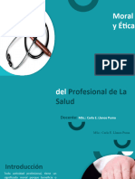 Etica y Denontologia Profesional Ciencias de La Salud