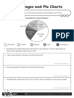 Differentiated Percentages and Pie Charts Activity Sheet