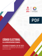 Código Electoral de La Representación Estudiantil (Acuerdo Estudiantil 001 de 2023)